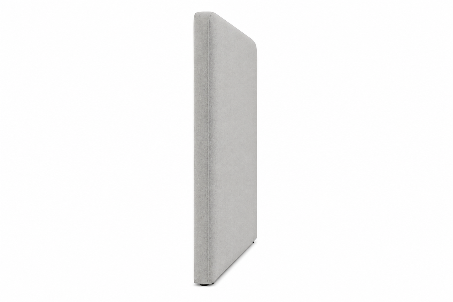 Respaldo de Cama - Modelo Curvo - Tela Velvet Gris Perla