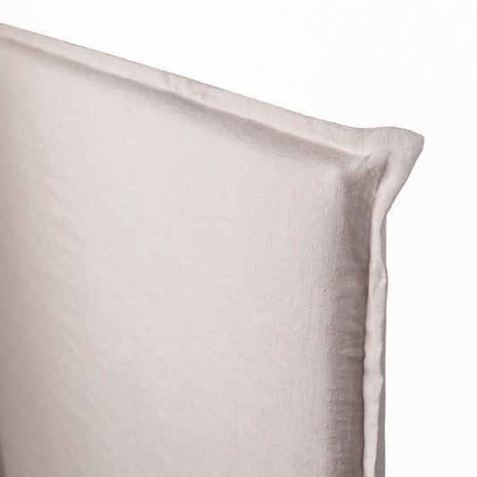 Respaldo de Cama con Funda Modelo - Pestaña - Lino Isabel Natural