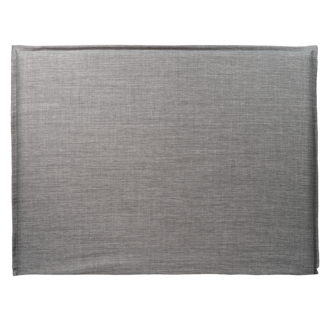Respaldo de Cama con Funda Pestaña - Tucumán Gris