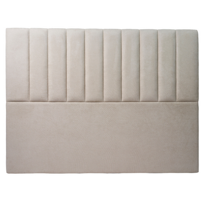 Respaldo de Cama - Modelo Tubular - Velvet Beige