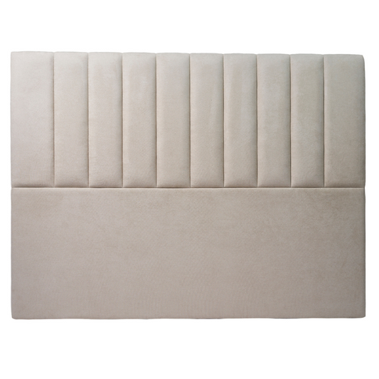 Respaldo de Cama - Modelo Tubular - Velvet Beige