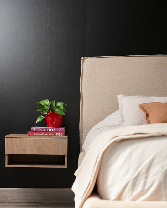 Respaldo de Cama Funda Fuelle Lino Isabel Natural