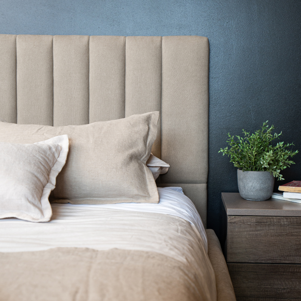 Respaldo de Cama - Modelo Tubular - Velvet arena