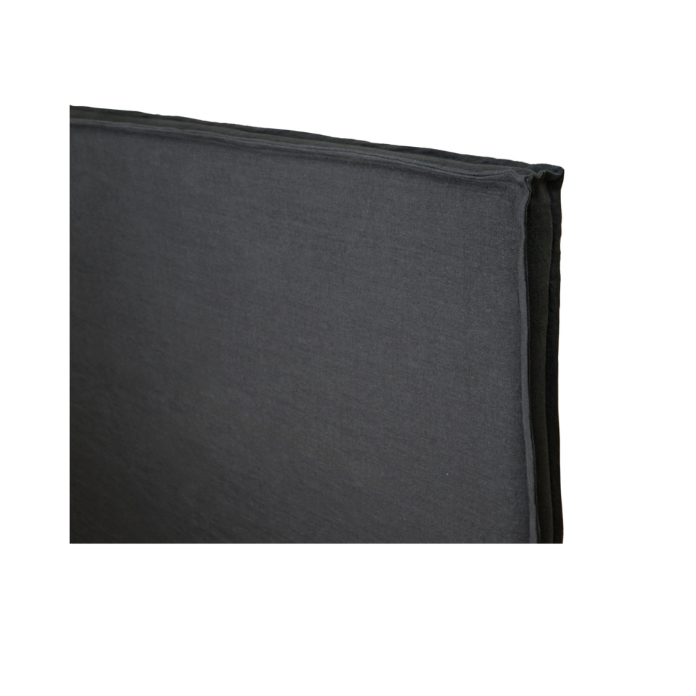Respaldo de Cama con Funda Fuelle - Bahía Gris Grafito