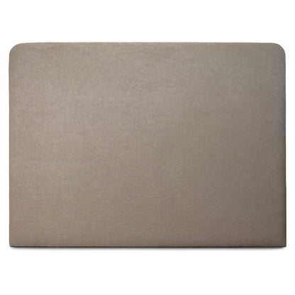 Respaldo de Cama - Modelo Curvo - Tela Velvet Taupe