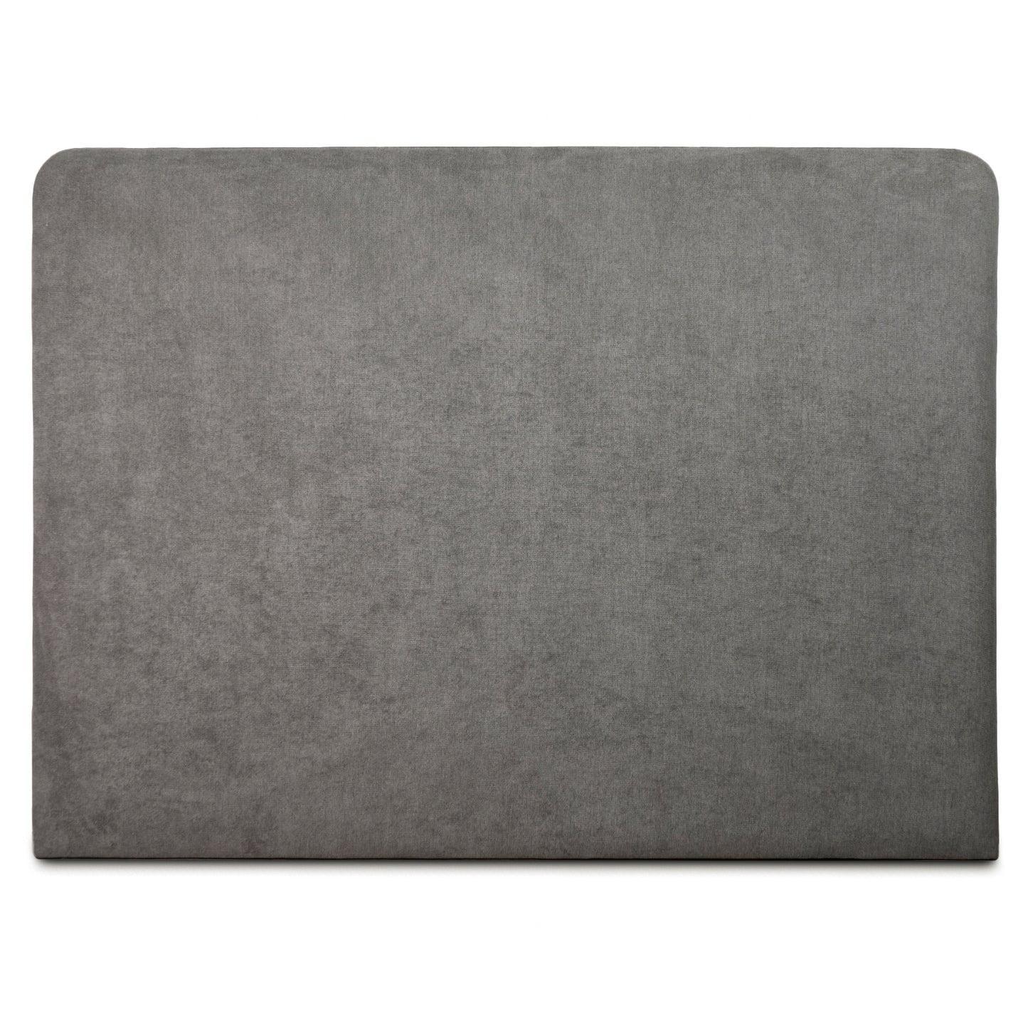 Respaldo de Cama - Modelo Curvo - Tela Velvet  Gris