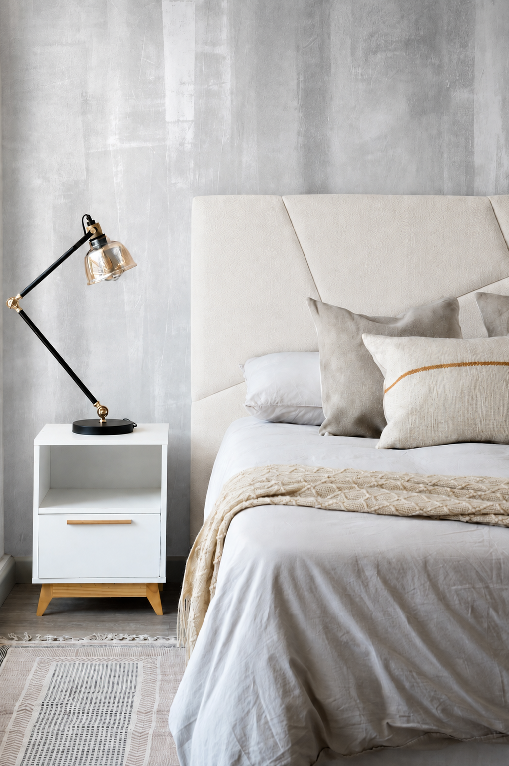 Respaldo de Cama - Modelo Cairo - Velvet Beige