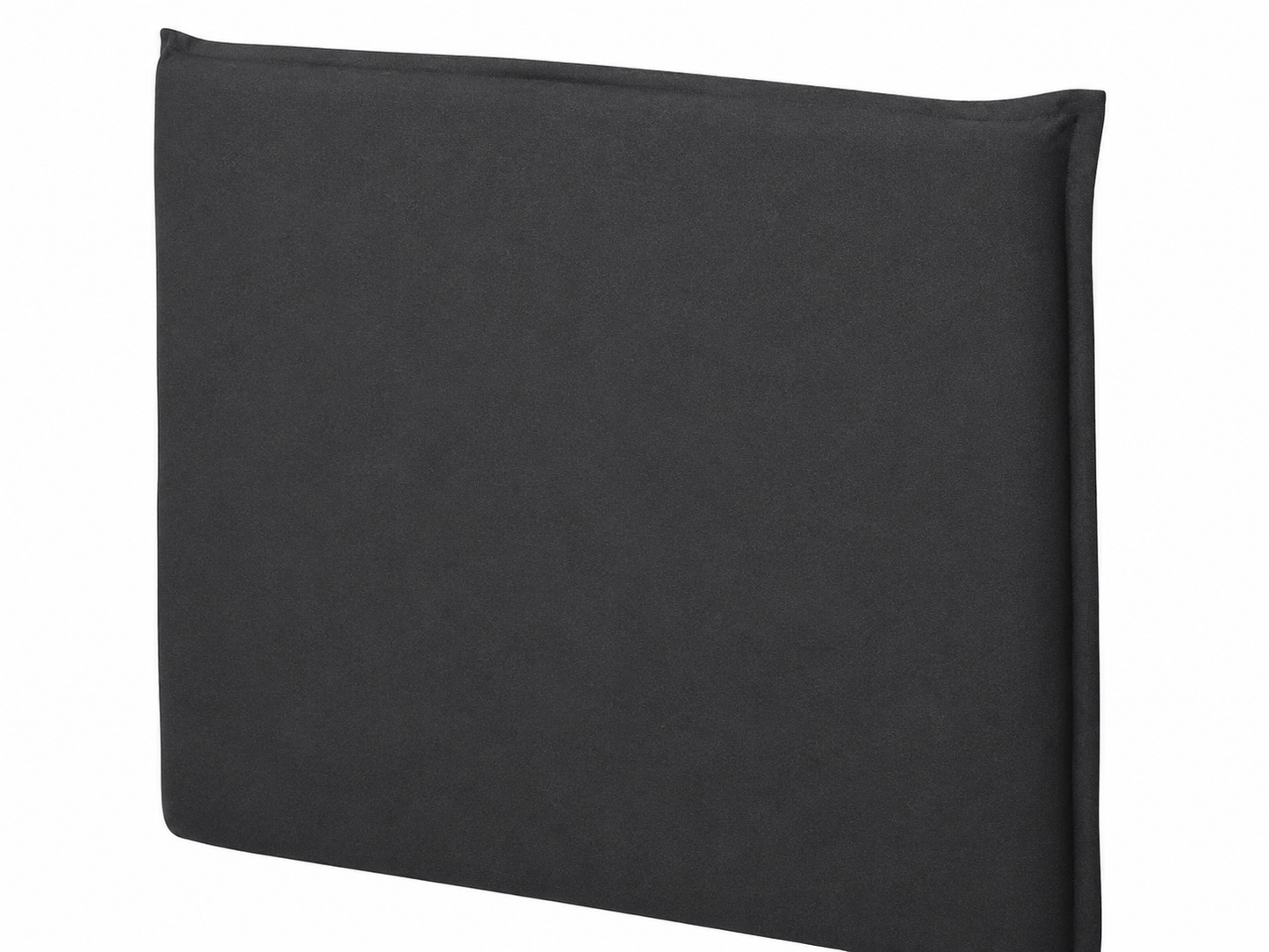 Respaldo de Cama con Funda Pestaña - Bahía Gris Oscuro