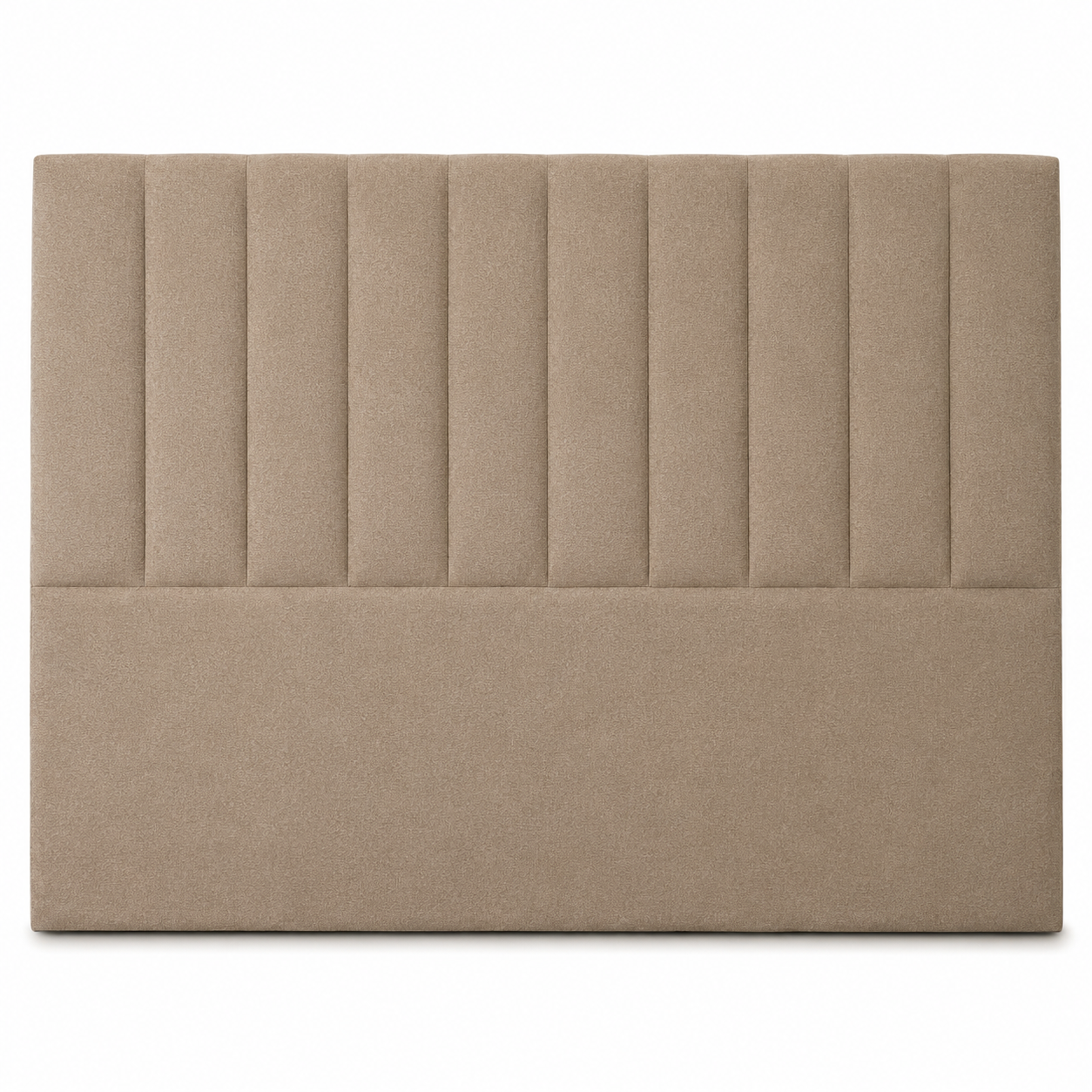 Respaldo de Cama - Modelo Tubular - Velvet Camel