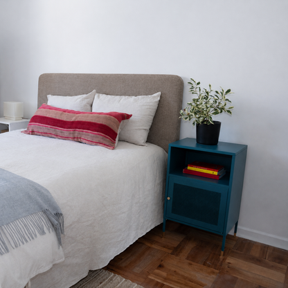 Respaldo de Cama - Modelo Curvo - Tela Velvet Taupe