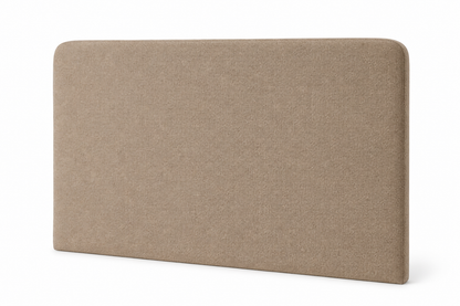 Respaldo de Cama - Modelo Curvo - Tela Velvet Camel