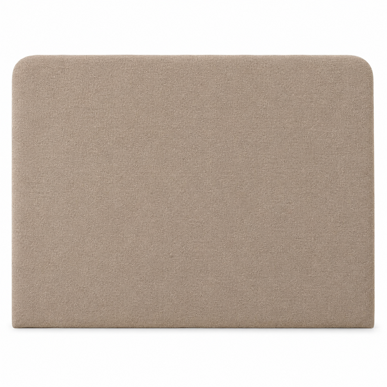 Respaldo de Cama - Modelo Curvo - Tela Velvet Camel