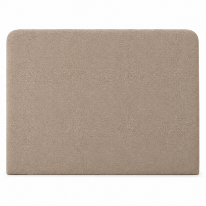 Respaldo de Cama - Modelo Curvo - Tela Velvet Camel