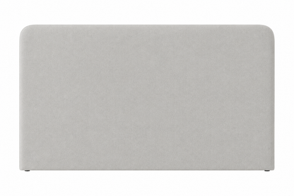 Respaldo de Cama - Modelo Curvo - Tela Velvet Gris Perla