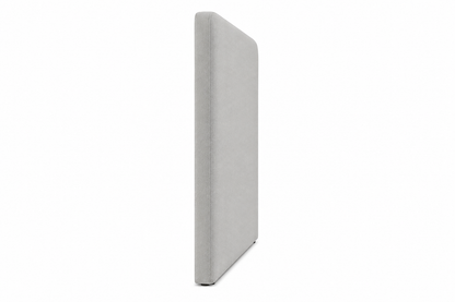 Respaldo de Cama - Modelo Curvo - Tela Velvet Gris Perla