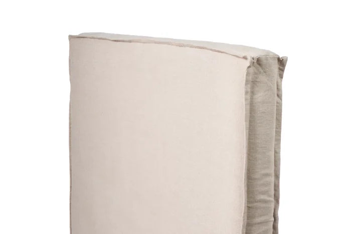 Respaldo de Cama Funda Fuelle Lino Isabel Natural