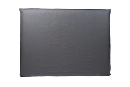 Respaldo de Cama con Funda Modelo - Pestaña -  Lino Florencia Gris