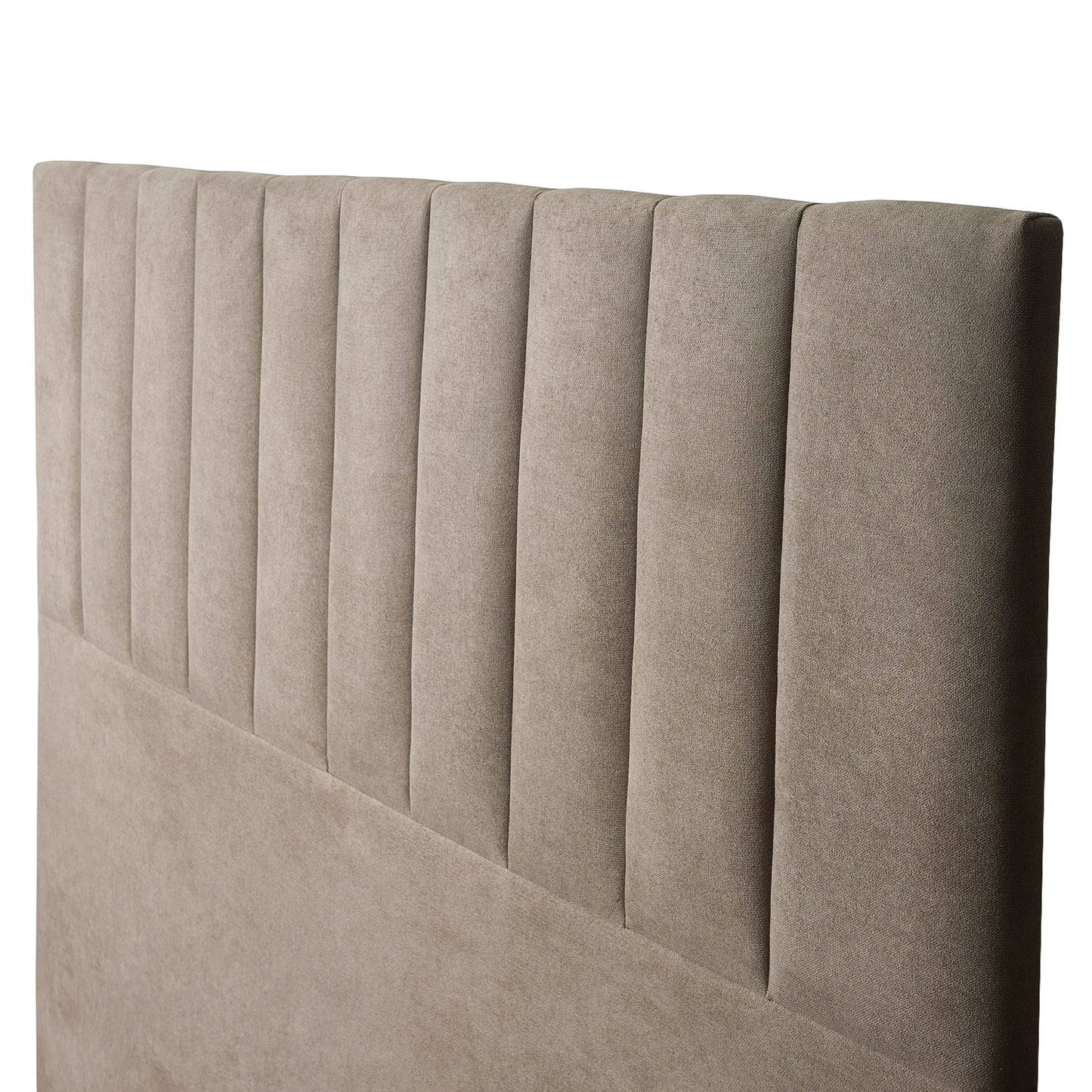 Respaldo de Cama - Modelo Tubular - Velvet Taupe