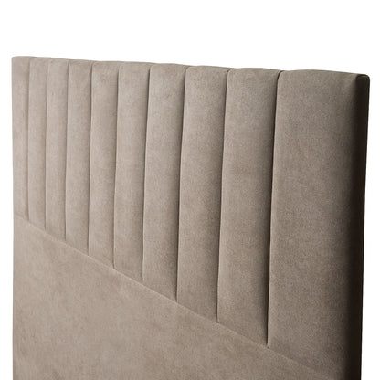 Respaldo de Cama - Modelo Tubular - Velvet Taupe