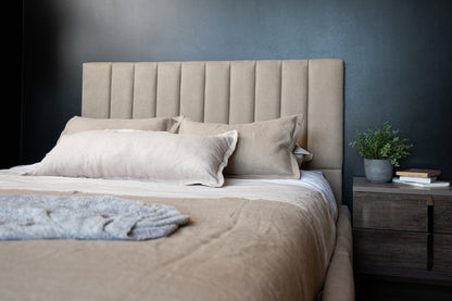 Respaldo de Cama - Modelo Tubular - Velvet arena