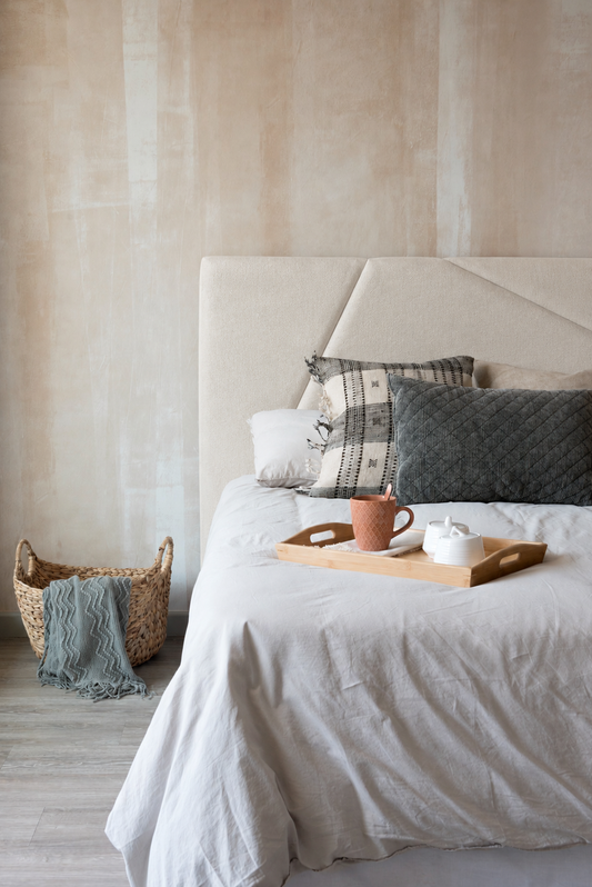 Respaldo de Cama - Modelo Zenit - Velvet Beige