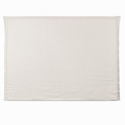 Respaldo de Cama con Funda Modelo - Pestaña -  Lino Florencia Natural