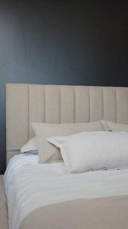 Respaldo de Cama - Modelo Tubular - Velvet arena