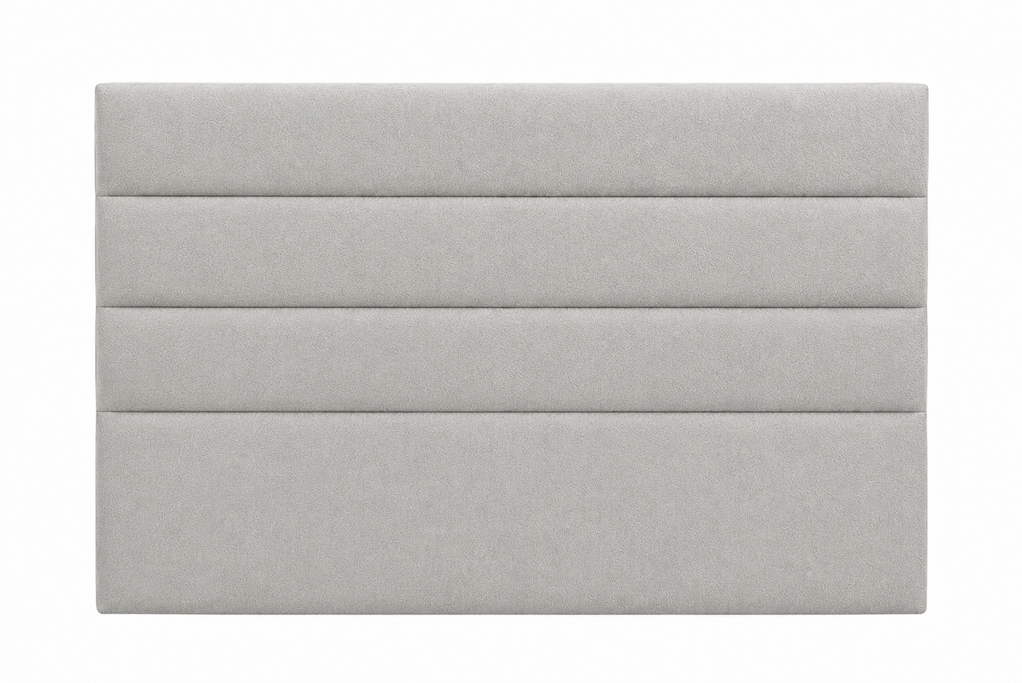 Respaldo de Cama - Modelo Rollos - Velvet Gris Perla